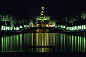 reggia di Caserta, percorsi dii luce